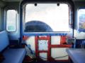 Vehicle interior(minus door trim), looking backwards