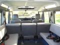 Completed vehicle interior, looking forwards