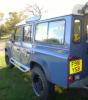 Completed vehicle, rear nearside