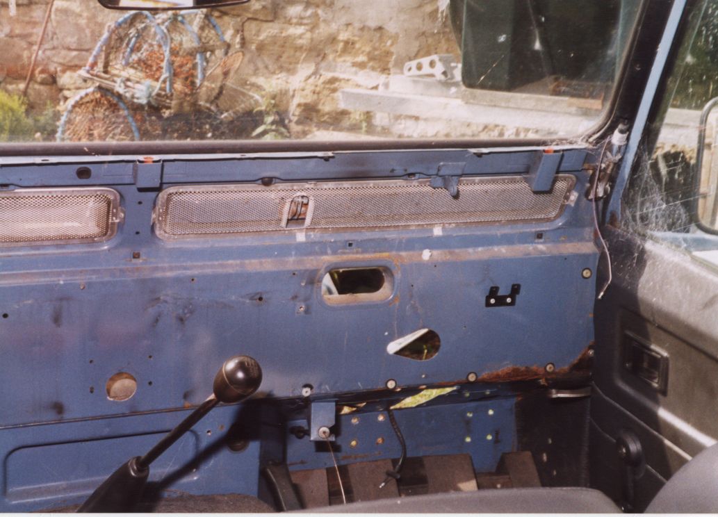 Stripped interior